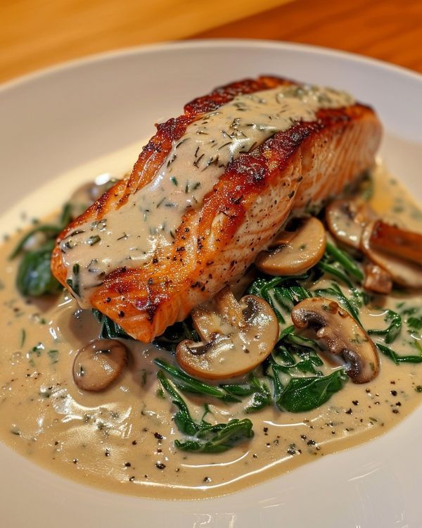 Pan-Seared Salmon with Herb Butter